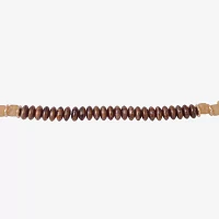 Mixit Gold Tone Inch Link Beaded Necklace