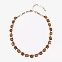 Mixit Gold Tone 16 Inch Link Statement Necklace