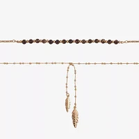 Mixit Gold Tone 2-pc. 24 Inch Link Necklace Set