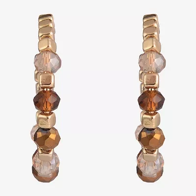 Mixit Gold Tone Hoop Earrings