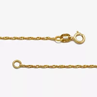 14K Gold 16 - 18 Inch Solid Singapore Chain Necklace