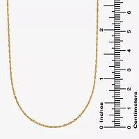 14K Gold 16 - 18 Inch Solid Singapore Chain Necklace