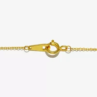 Womens 14K Gold Heart Pendant Necklace