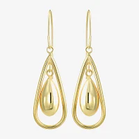 14K Gold Drop Earrings