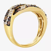 Le Vian Grand Sample Sale® Ring featuring 3/4 cts. Chocolate Diamonds®, 1/2 cts. Vanilla Diamonds® set in 14K Honey Gold™