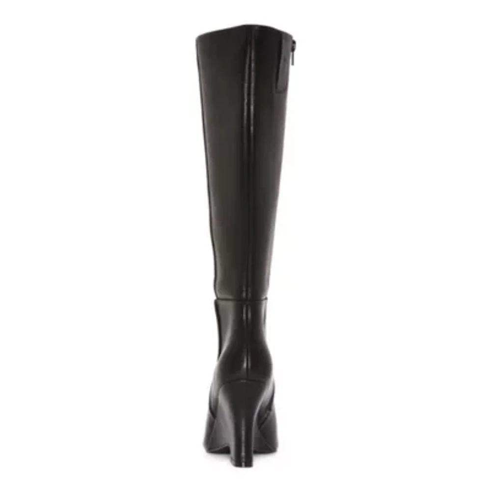 Worthington Womens Shari Wedge Heel Dress Boots