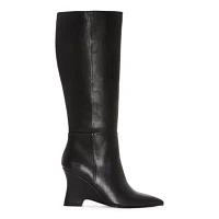 Worthington Womens Shari Wedge Heel Dress Boots