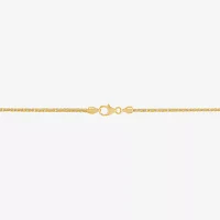 Mia Oro Womens 18 Inch 14K Gold Link Necklace