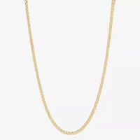 Mia Oro Womens 18 Inch 14K Gold Link Necklace