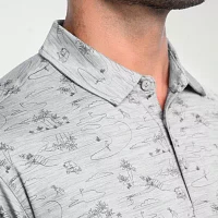 Antigua Scenic Mens Short Sleeve Polo Shirt