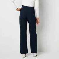 by&by Womens Fitted Wide Leg-Juniors Suit Pants