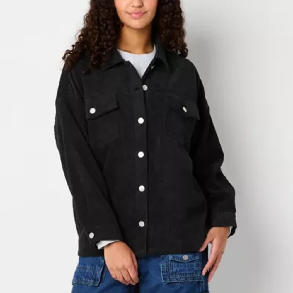 Forever 21 Cord Lightweight Womens Juniors Shirt Jacket