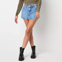 Arizona Womens Denim Skirt-Juniors