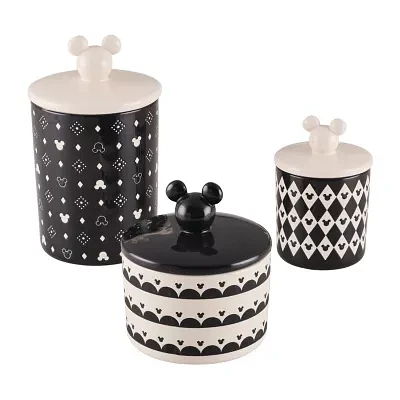 Disney Home Monochrome 3-pc. Jar Set