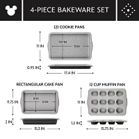 Farberware Disney Bake with Mickey Mouse 4-pc. Bakeware Set