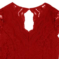 Rare Editions Big Girls Short Sleeve Cap Skater Dress