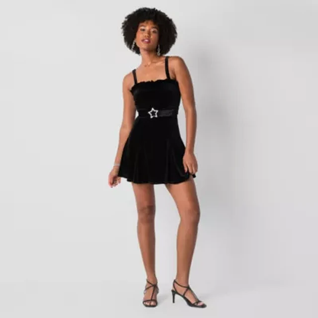black long dress fitted Baltic Born Womens Roma Deep V Halter Gown | Black main image 0