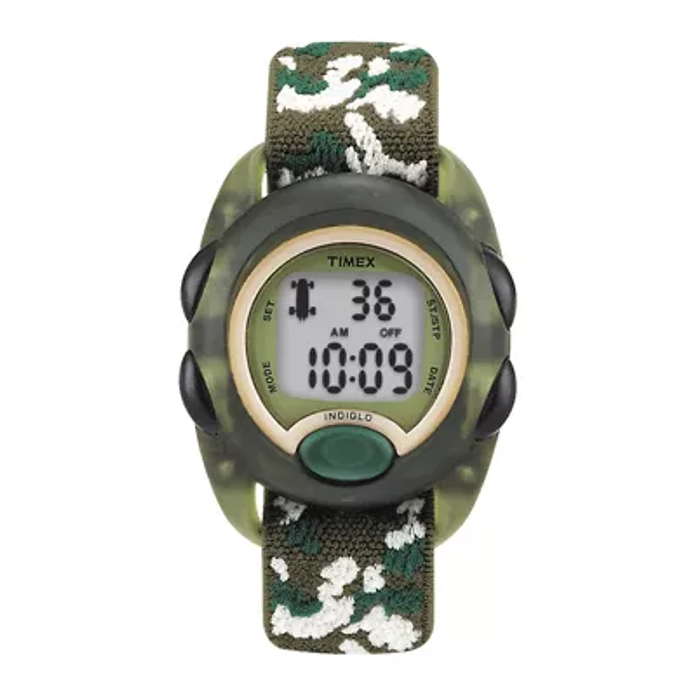 Timex Boys Digital Green Strap Watch T719129j