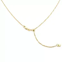 14K Gold Over Silver 22 Inch Semisolid Wheat Chain Necklace