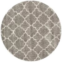 Safavieh Hudson Shag Collection Synthia Geometric Round Area Rug