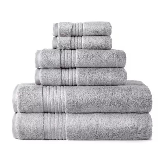 Liz Claiborne Signature Plush Bath Towel Collection, One Size , White