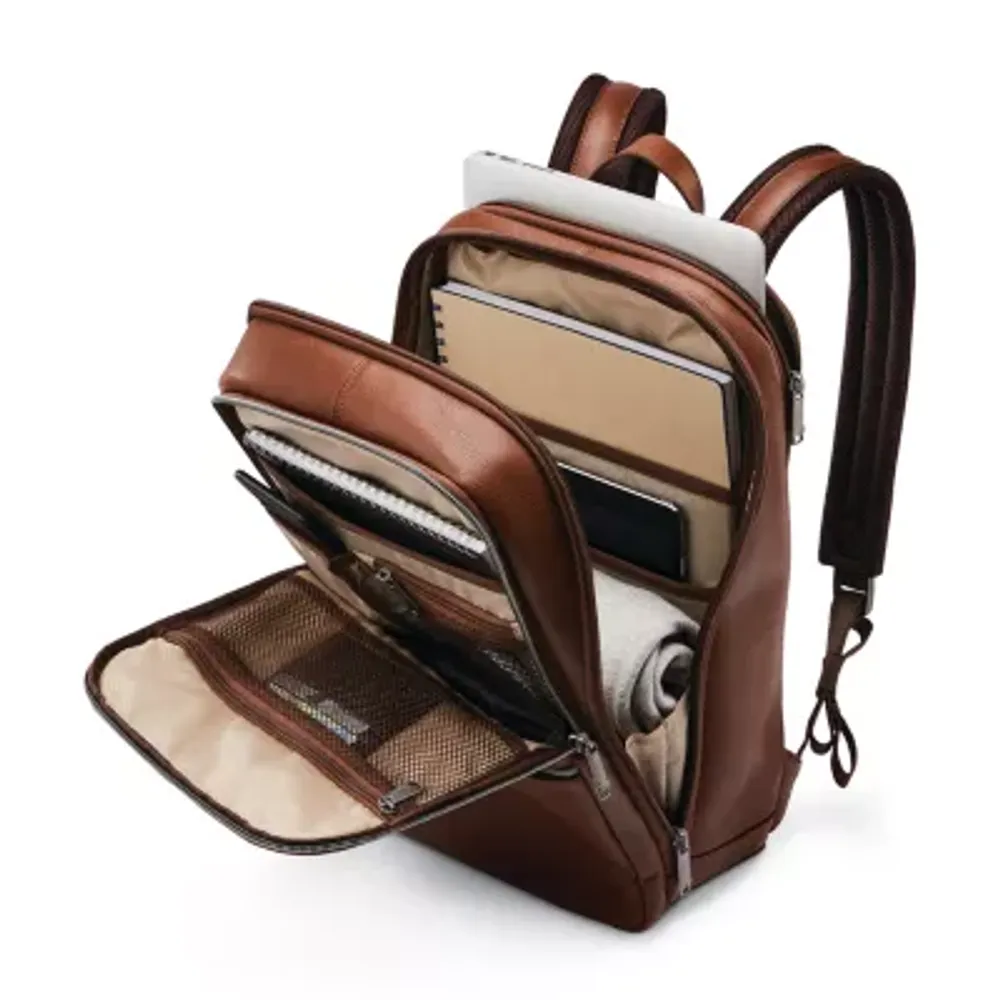 Samsonite Classic Business Leather Slim Backpack