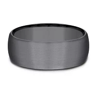 Mens 8MM Tantalum Wedding Band