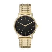 Mens Gold Tone Stainless Steel Expansion Watch Fmdjo236
