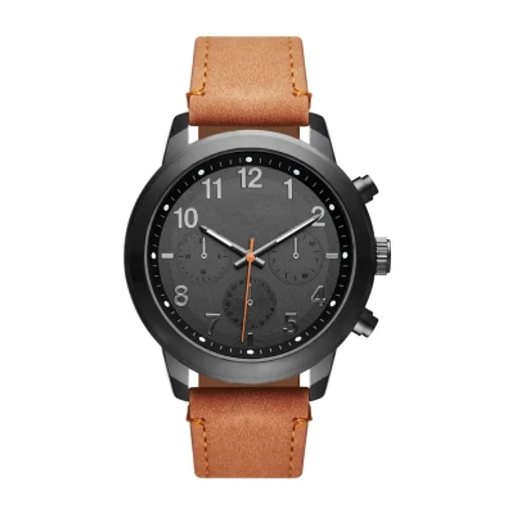 Opp Mens Brown Strap Watch Fmdjo238