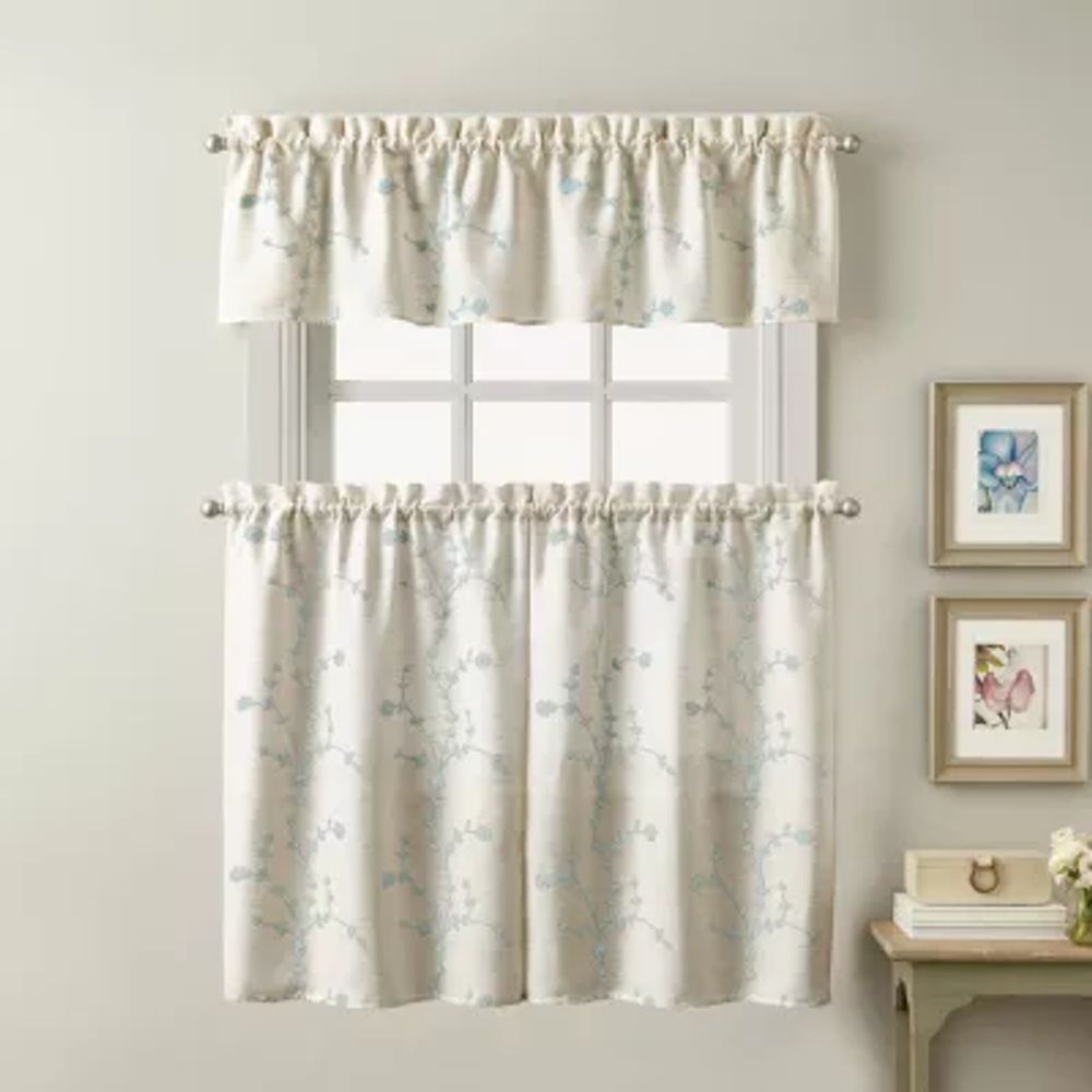 CHF Lynette 2-pc. Rod Pocket Window Tier