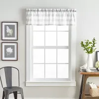 CHF Buffalo Check 3-pc. Rod Pocket Kitchen Curtain Window Set