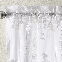 CHF Sibella Lace Rod Pocket Tailored Valance