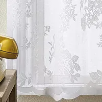 CHF Sibella Lace Rod Pocket Tailored Valance