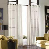 CHF Soho Sheer Grommet Top Single Curtain Panel