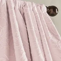 CHF Bloomsbury Light-Filtering Rod Pocket Single Curtain Panel