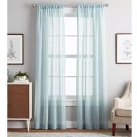 CHF Pandora Sheer Rod Pocket Set of 2 Curtain Panel