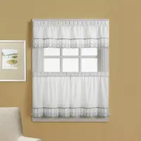 CHF Abby 2-pc. Rod Pocket Window Tier