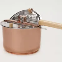 Wabash Valley Farms Copper Plated Whirley Pop And 2-pc. Popcorn