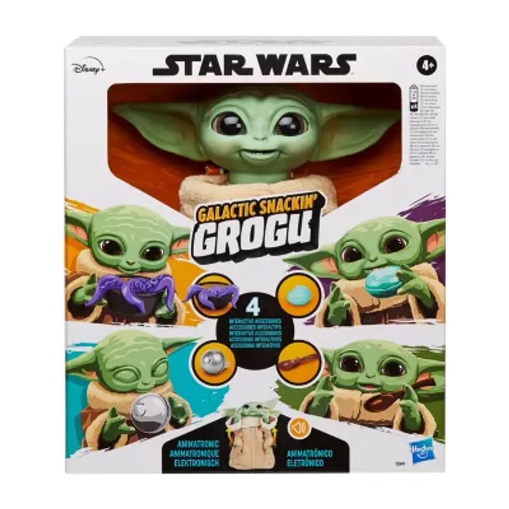 Disney Collection Star Wars The Mandalorian Galactic Snackin' Grogu Star Wars Action Figure