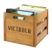 Victrola VA-20 Wooden Record and Vinyl Crate