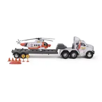 Funrise Inc. Mighty Fleet Titans Flatbed Truck With Helicopter