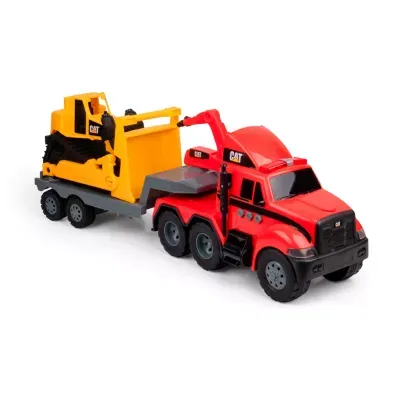 Funrise Inc. Cat Heavy Movers Fire Truck With Bulldozer