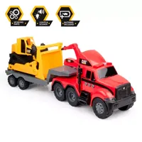 Funrise Inc. Cat Heavy Movers Fire Truck With Bulldozer