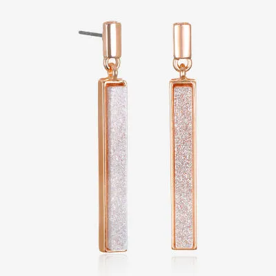 Bijoux Bar Linear Bar Drop Earrings