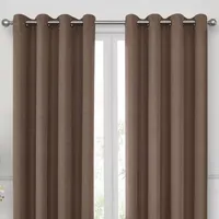 Max Blackout Prescott 100% Grommet Top Single Curtain Panel