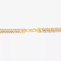 Made in Italy 14K Gold 22 Inch Solid Curb Chain Necklace