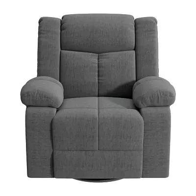 ProLounger Traditional Swivel Glider Recliner Plush Velvet