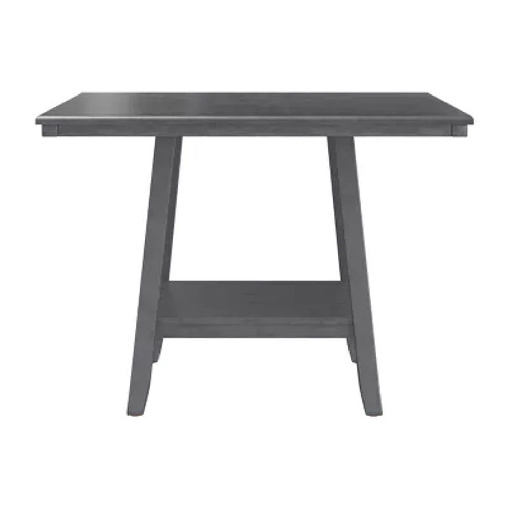 Bilbao Square Wood-Top Dining Table