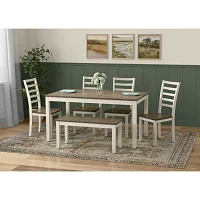 Milan 6-pc. Rectangular Dining Set