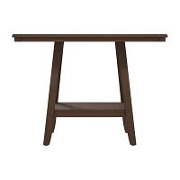 Bilbao Square Wood-Top Dining Table